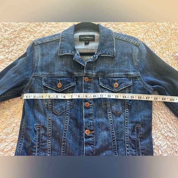 Lucky Brand Blue Denim Jacket with Buttons and Pockets in Size S - Picture 4 of 5